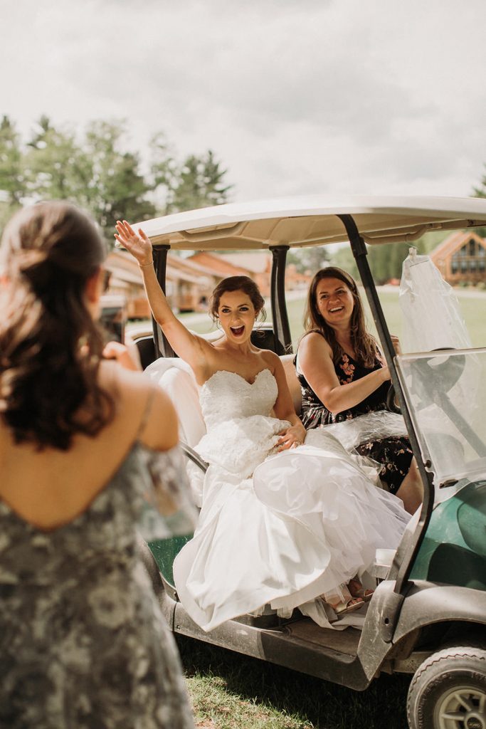 Wedding Planner in a Golf Cart Hudson Valley Wedding Planner Canvas Weddings How to Become a Wedding Planner
